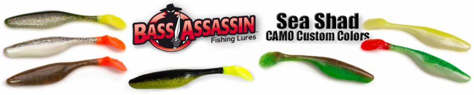 Bass Assassin Sea Shad 6"