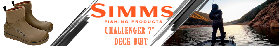 Simms Challenger 7" Deck Boot, Bronzeback