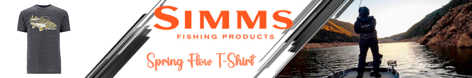 Simms Spring Flow T-Shirt, Charcoal Heather