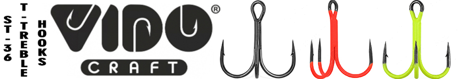 Vido Craft ST-36 (BN) "Stinger Treble Hooks"