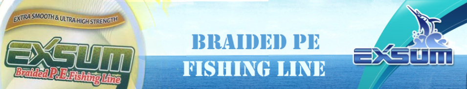 Exsum Braided PE Fishing Line 150m желтый