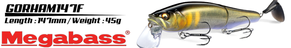 Megabass Gorham 147F