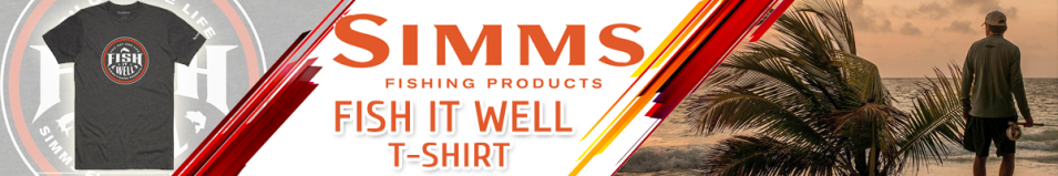 Simms Fish It Well T-Shirt Charcoal Heather