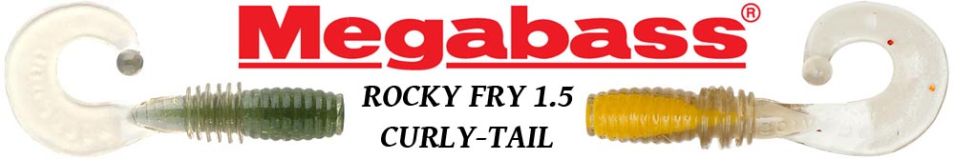 Megabass Rocky Fry 1.5" Curly-Tail