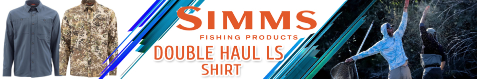 Simms Double Haul LS Shirt, River Camo