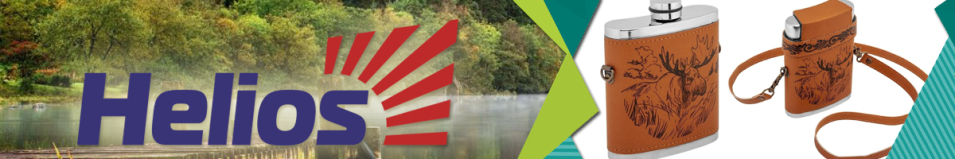 Фляжка Лось (фляжка 240мл + 3 стопки+ремешок) PBP-8