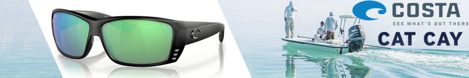 Costa Cat Cay 580 GLS (Blackout/Green Mirror 580 G, Large)