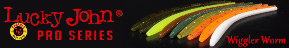 Lucky John Pro Series Wiggler Worm 2.3"