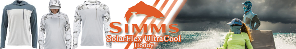 Simms SolarFlex UltraCool Hoody, Cloud Camo Grey