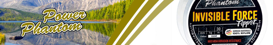 Power Phantom Invisible Force Tippet Clear 30m