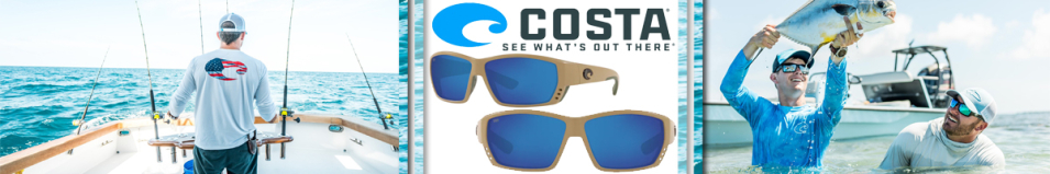 Costa Tuna Alley 580G Mt.Sand/Blue Mirror