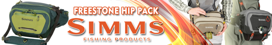 Simms Freestone Hip Pack, Shadow Green, 12L