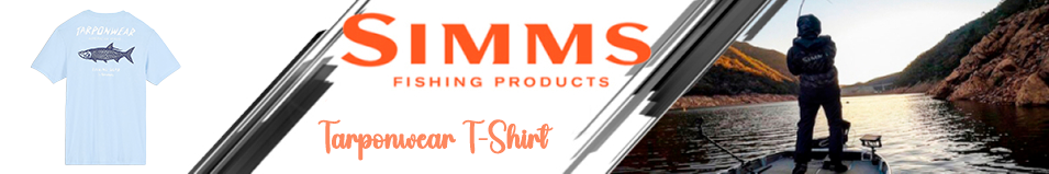 Simms Tarponwear T-Shirt, Sky Blue