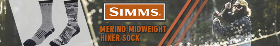 Simms Merino Midweight Hiker Sock - 2 пары (13144-000)