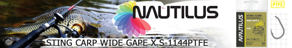 Nautilus Sting Carp Wide gape X S-1144PTFE