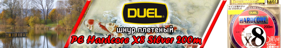 Duel PE Hardcore X8 Silver 200m