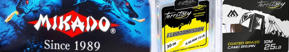 Mikado Carp Territory Fluorocarbon 30м прозрачная
