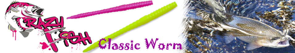 Crazy Fish MF Classic Worm 2.8"