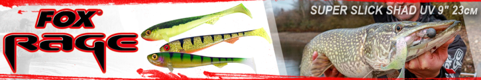 Fox Rage Super Slick Shad UV 9"/23cm