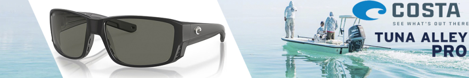 Costa Tuna Alley Pro 580G (Matte Black/Gray 580G)