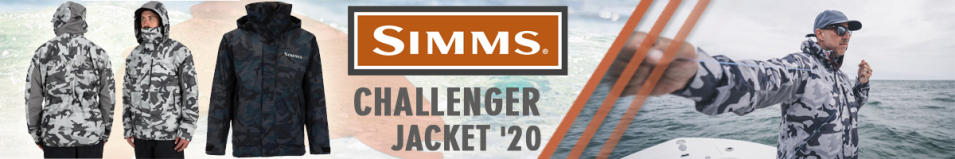Simms Challenger Jacket '20, Woodland Camo Storm