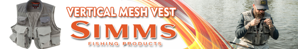 Simms Vertical Mesh Vest, Boulder