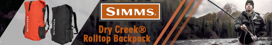 Simms Dry Creek Rolltop Backpack, 30L