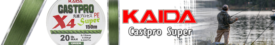 Kaida Castpro Super 4x Green 150м