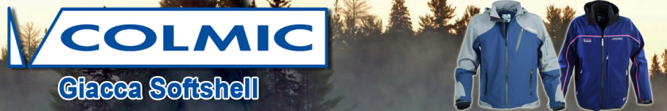 Colmic Giacca Softshell (Blu/Grigio) Tg.