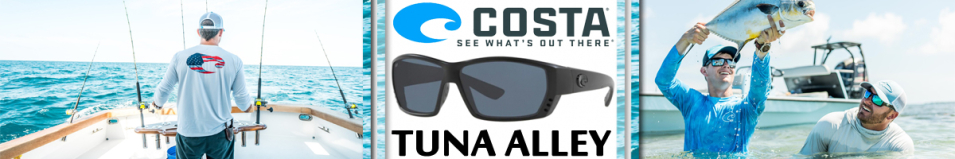Costa Tuna Alley 580 P Blackout/Gray