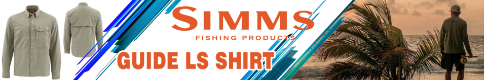 Simms Guide LS Shirt - Solid Dark Khaki