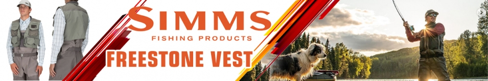 Simms Freestone Vest Hex Flo Camo Carbon