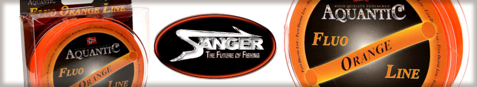 Sanger AQ Norge Orange Fluo 300m