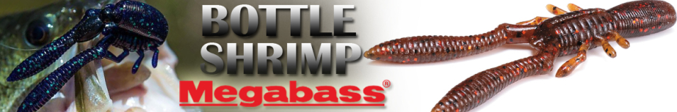 Megabass Honjikomi Bottle Shrimp 3"