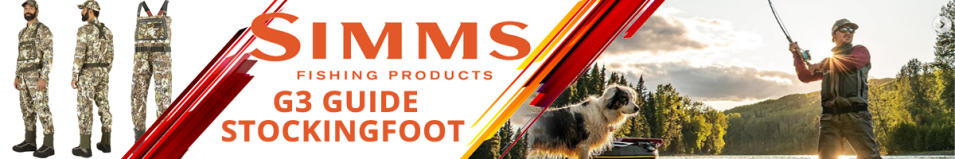 Simms G3 Guide Stockingfoot River Camo