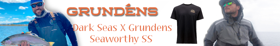 Grundens Dark Seas X Grundens Seaworthy SS T-Shirt, Black