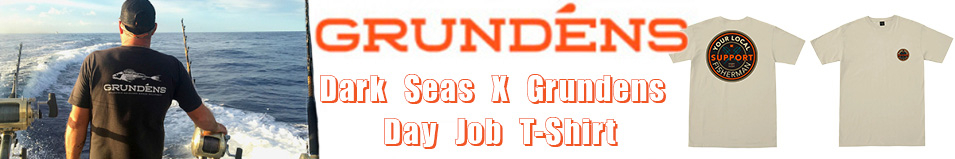 Grundens Dark Seas X Grundens Day Job T-Shirt, Creme