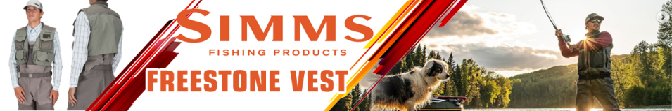 Simms Freestone Vest Striker Grey