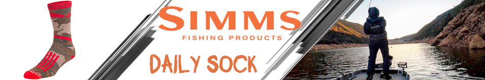 Simms Daily Sock, Regiment Camo Olive Drab