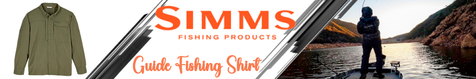 Simms Guide Fishing Shirt, Loden