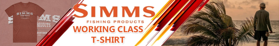 Simms Working Class T-Shirt, Red Clay Heather