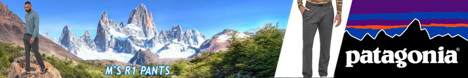 Patagonia M's R1 Pants, Forge Grey