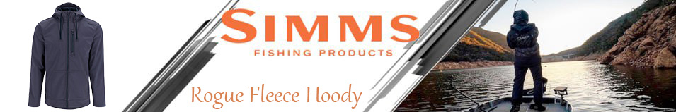 Simms Rogue Fleece Hoody, Selvedge