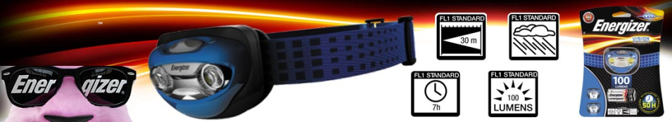 Energizer HL Vision 80lm/100lm 3ААА