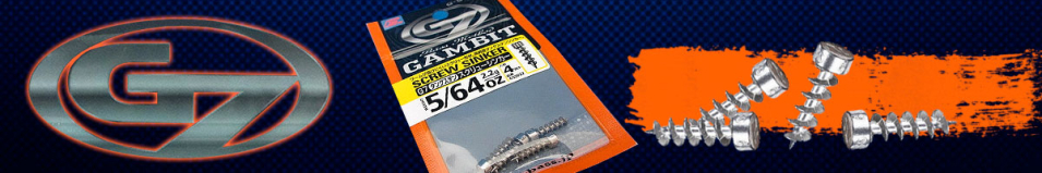 G7 Tungsten Screw Sinker