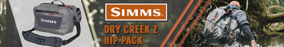 Simms Dry Creek Z Hip Pack, Steel, 8L