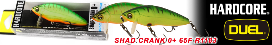 Duel Hardcore Shad Crank 0+ 65F R1183