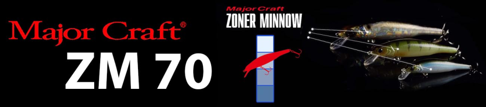 Major Craft Zoner Minnow ZM70