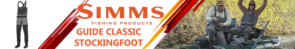 Simms Guide Classic Stockingfoot, Carbon