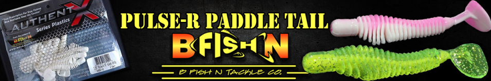B Fish & Tackle Pulse-R Paddle Tail 2.45"
